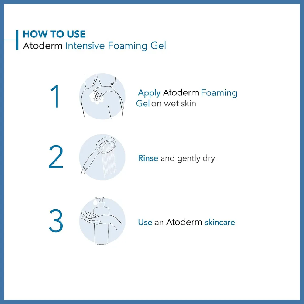 Bioderma Atoderm Intensive Moussant Ultra Soothing Foaming Gel - 200 ml thumbnail 3