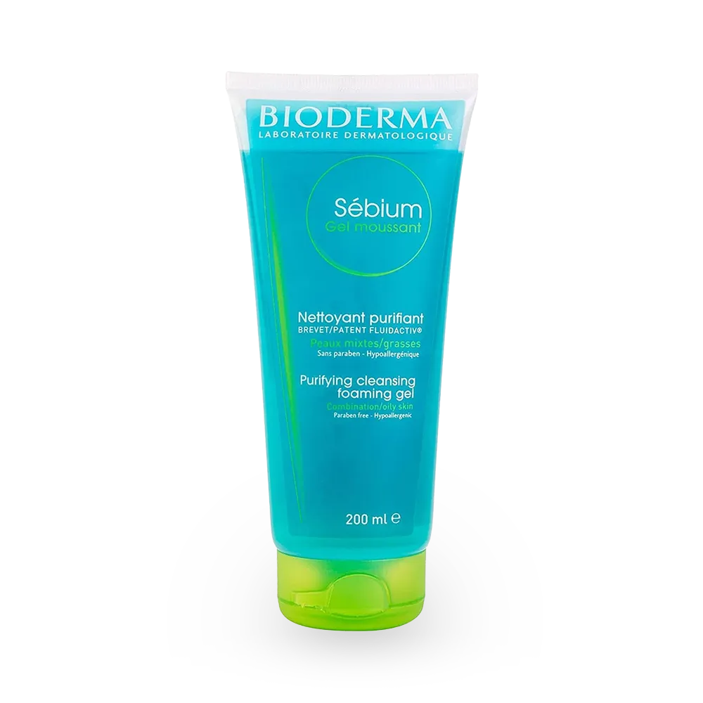 Bioderma Purifying Foaming Gel For Oily And Combination Skin - 200 ml thumbnail 1