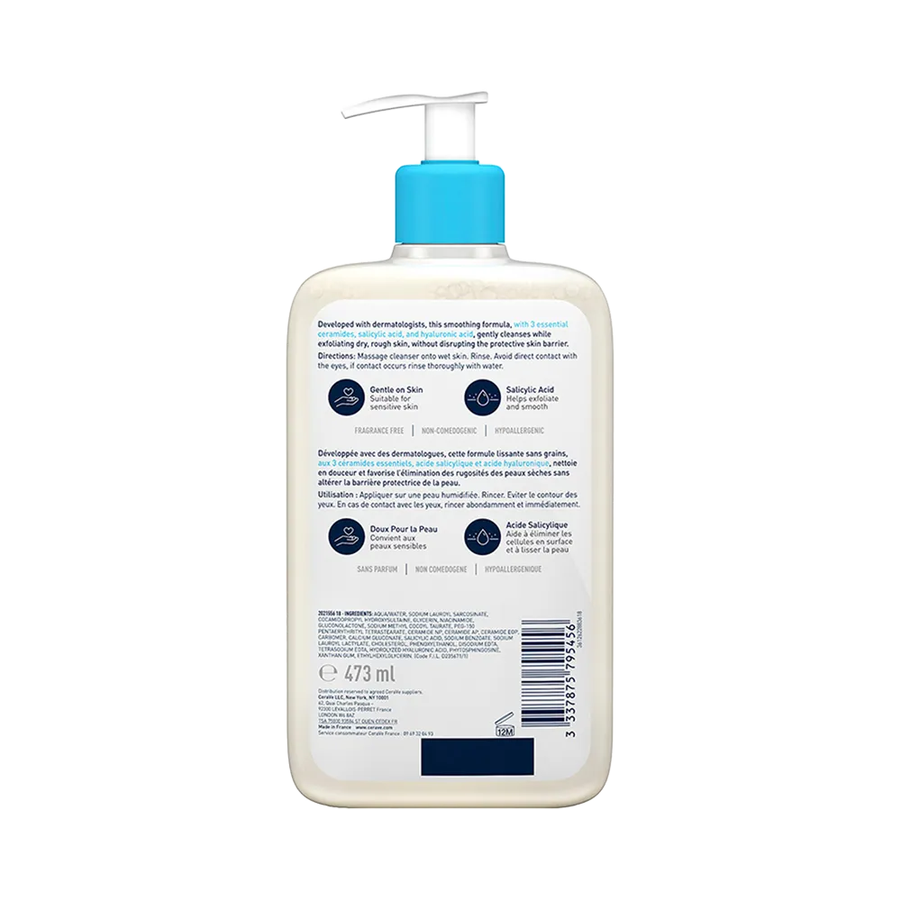 CeraVe Anti-Roughness Cleansing Gel With Salicylic Acid - 473 ml thumbnail 2