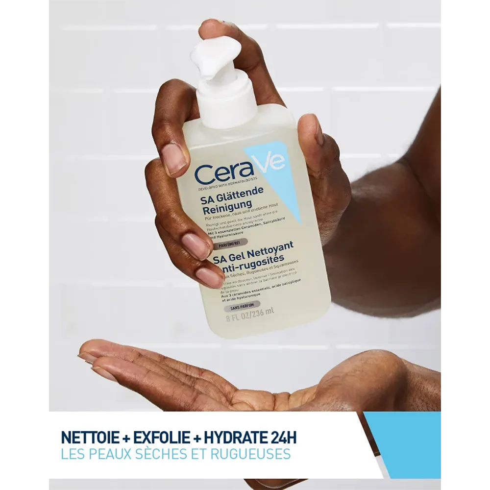 CeraVe Anti-Roughness Cleansing Gel With Salicylic Acid - 473 ml thumbnail 4