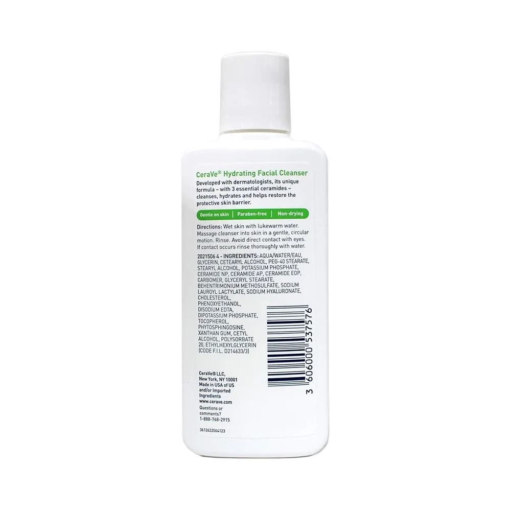 CeraVe Hydrating Facial Cleanser - 87 ml thumbnail 3