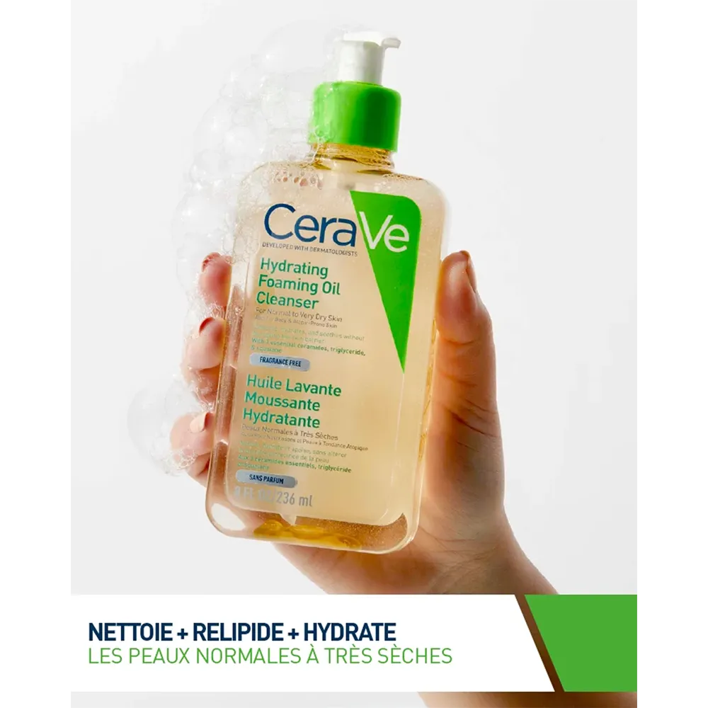 CeraVe Moisturizing Foaming Cleansing Oil - 473 ml thumbnail 2