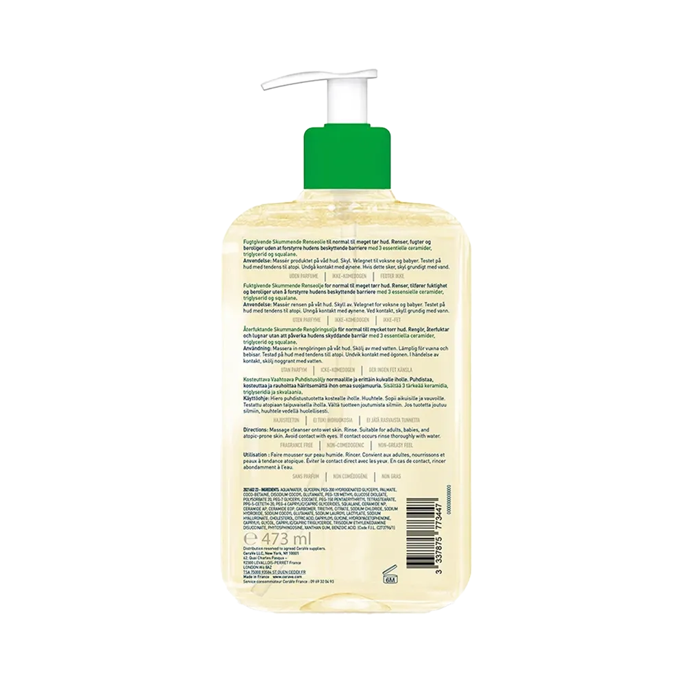 CeraVe Moisturizing Foaming Cleansing Oil - 473 ml thumbnail 3