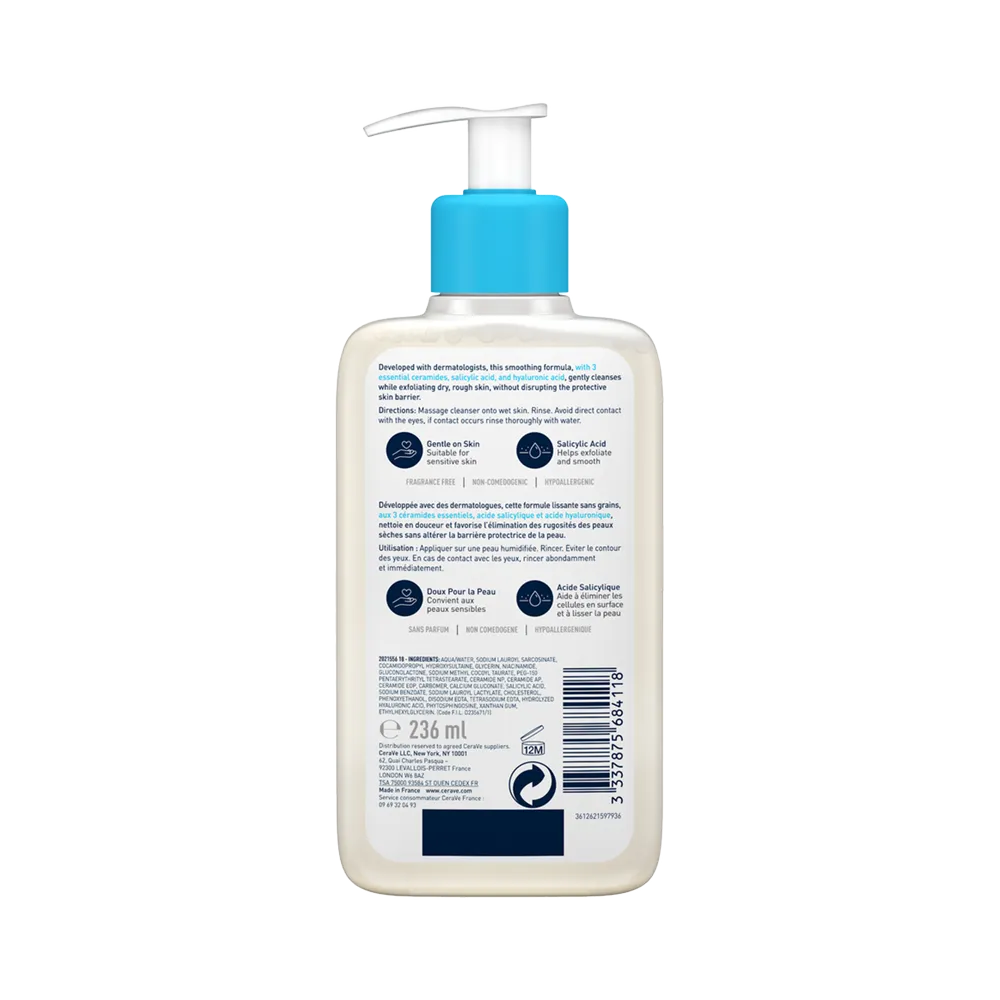 CeraVe SA Smoothing Cleanser - 236 ml thumbnail 3