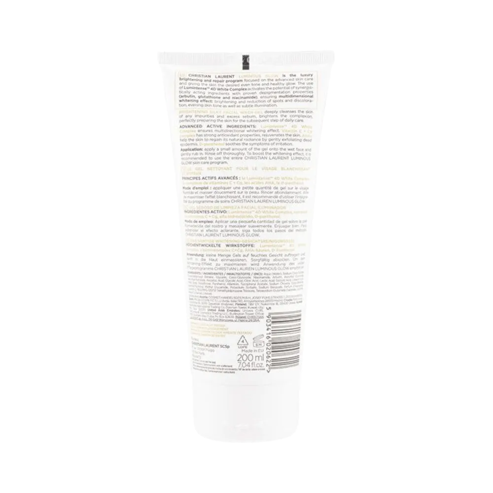 Christian Laurent Brightening Silky Facial Wash Gel - 200 ml thumbnail 2