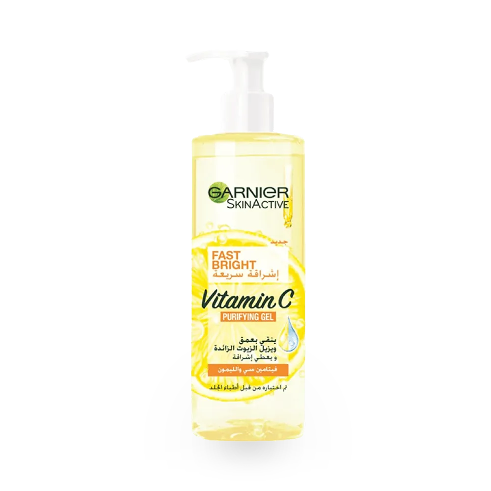 Garnier Fast Bright Vitamin C Purifying Gel Wash - 400 ml thumbnail 1