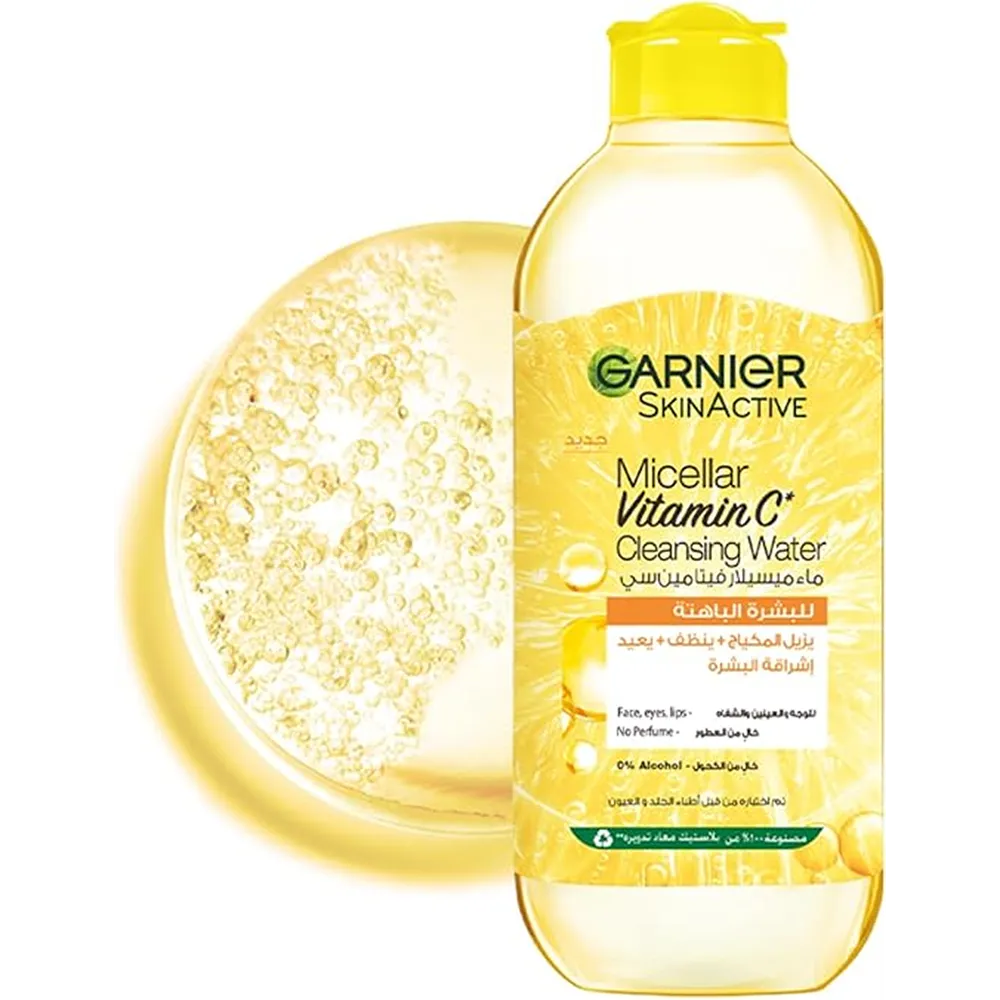 Garnier SkinActive Micellar Brightening Water With Vitamin C - 400 ml thumbnail 2