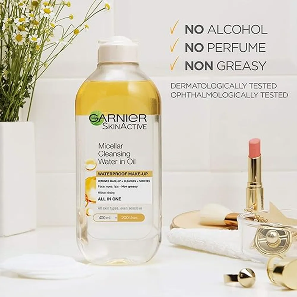 Garnier SkinActive Micellar Cleansing Water In Oil - 100 ml thumbnail 2