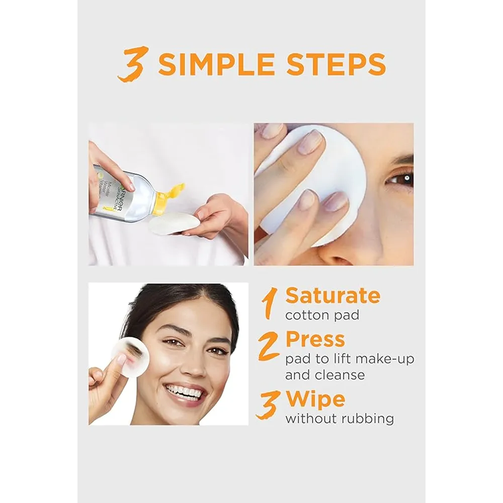 Garnier SkinActive Micellar Water Vitamin C - 100 ml thumbnail 2
