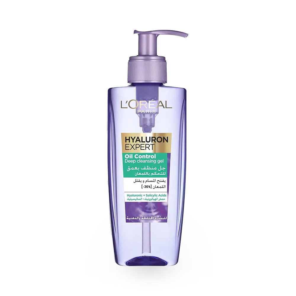 L’Oréal Paris Hyaluron Expert Oil Control Deep Cleansing Gel - 200 ml thumbnail 1