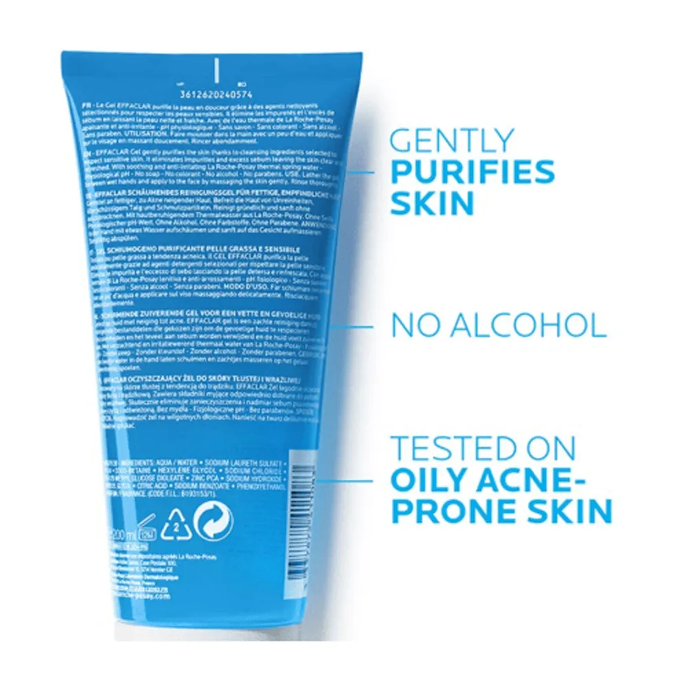 La Roche-Posay Effaclar Purifying Foaming Gel - 200 ml thumbnail 2