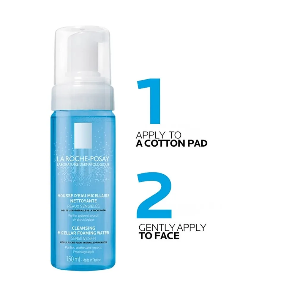La Roche-Posay Micellar Foaming Water Cleanser - 150 ml thumbnail 4