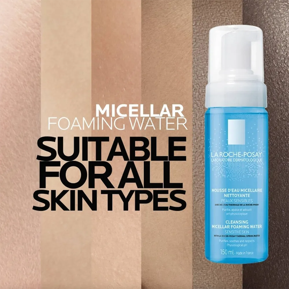La Roche-Posay Micellar Foaming Water Cleanser - 150 ml thumbnail 5