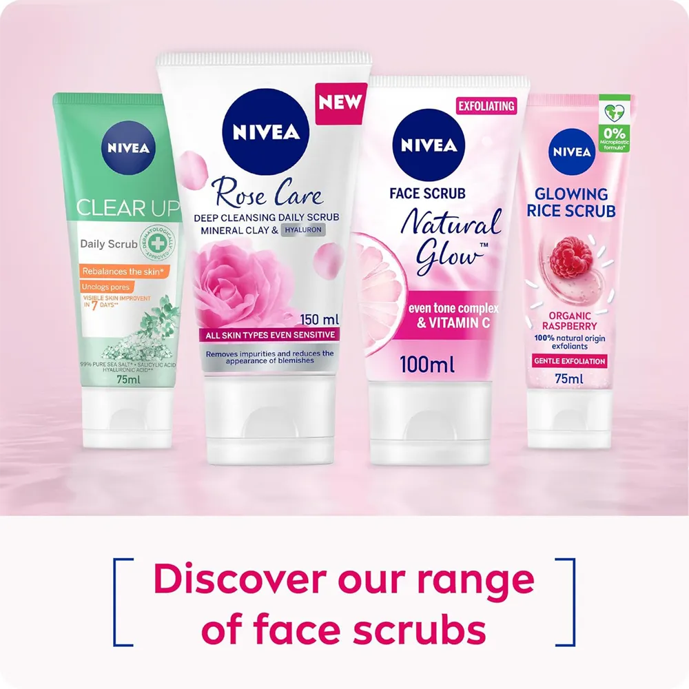 Nivea Glowing Rice Scrub Rasberry - 75 ml thumbnail 7