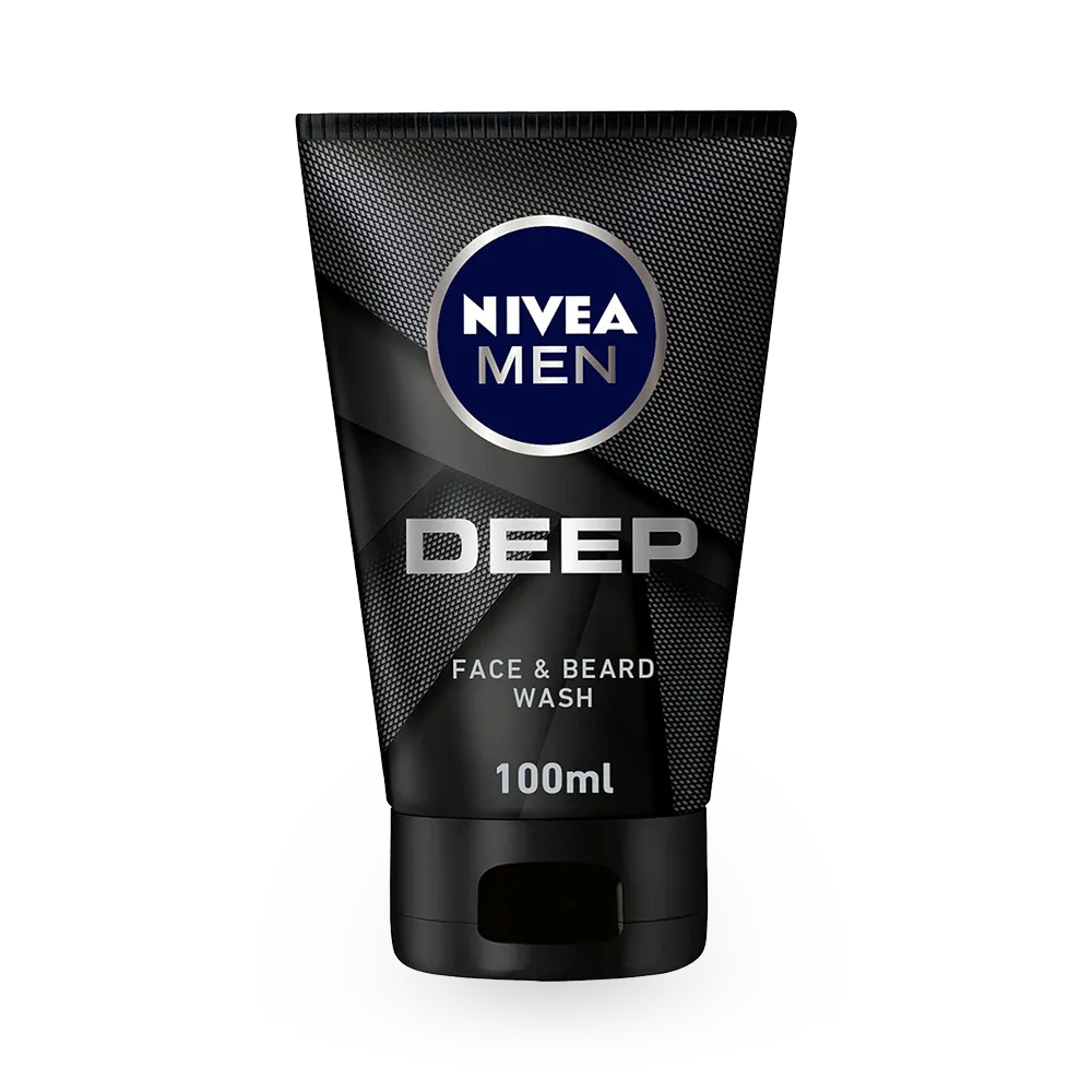 Nivea Men Deep Face Wash - 100 ml thumbnail 1