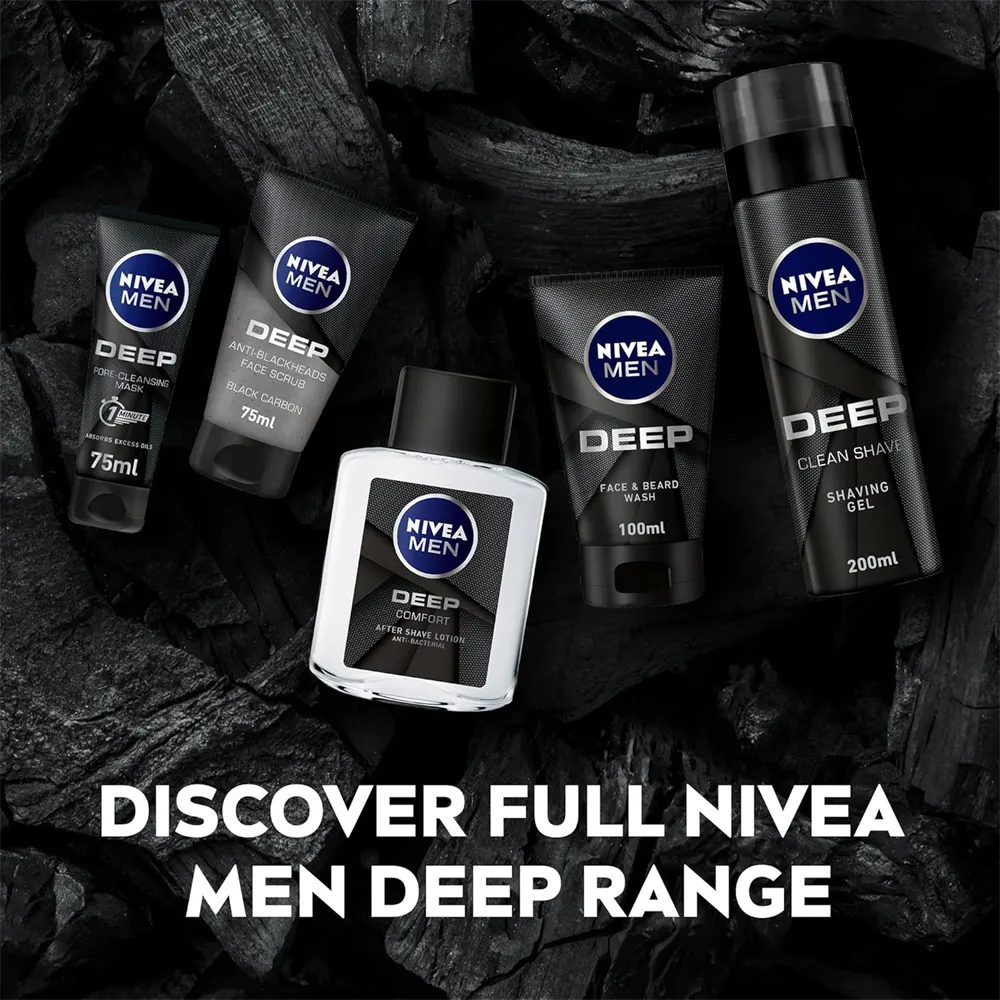 Nivea Men Deep Face Wash - 100 ml thumbnail 7