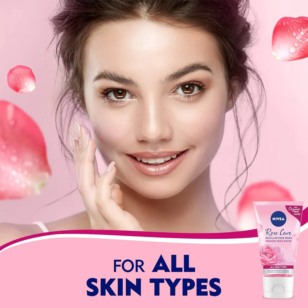 Nivea Micellair Rose Water Face Wash - 150 ml thumbnail 7