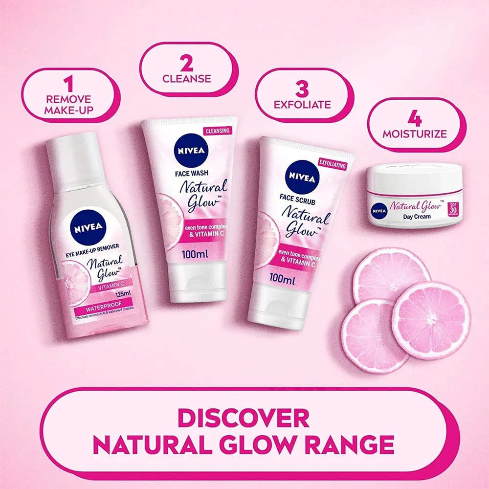 Nivea Natural Fairness Face Wash - 100 ml thumbnail 7