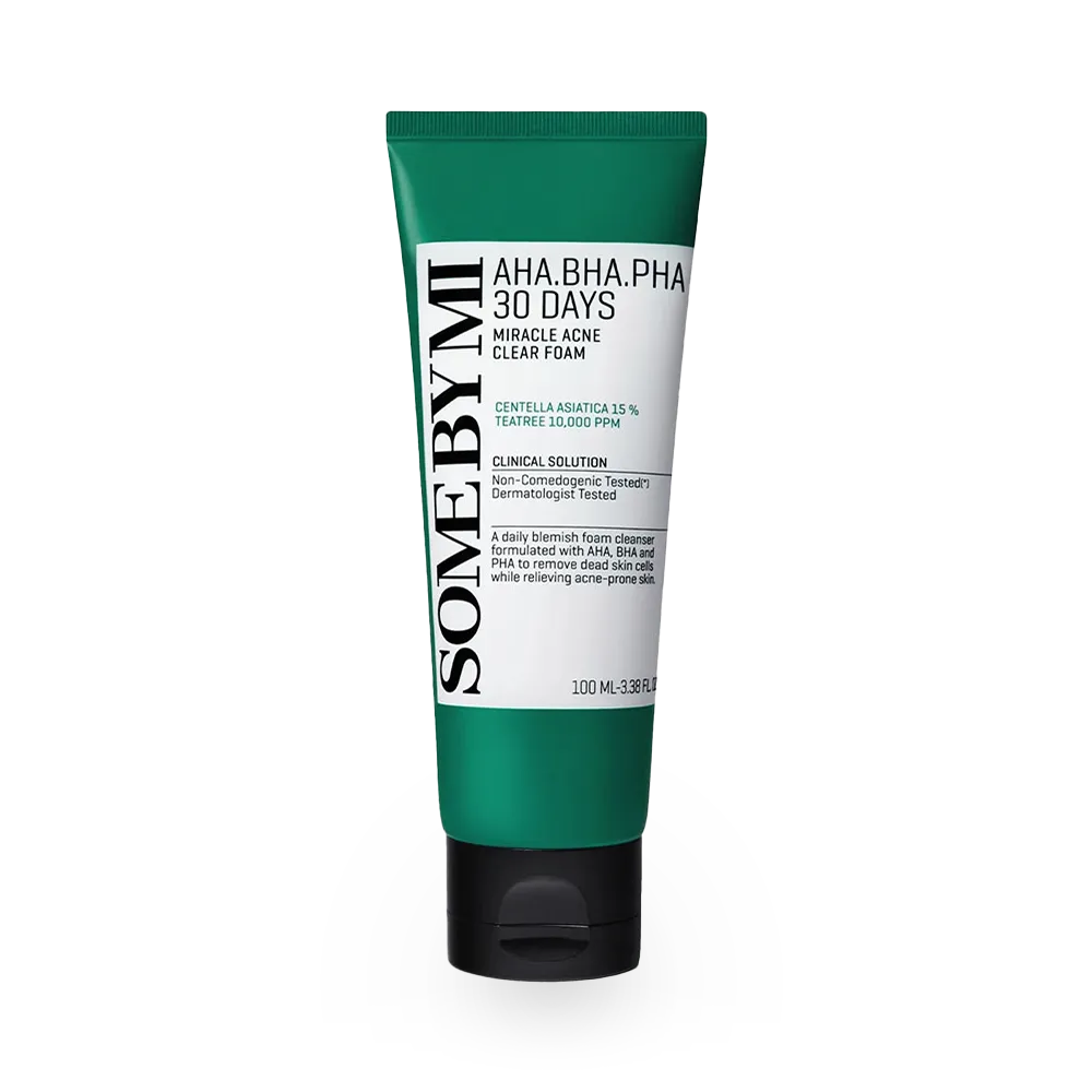 Some By MI AHA-BHA-PHA 30 Days Miracle Acne Clear Foam - 100ml thumbnail 1