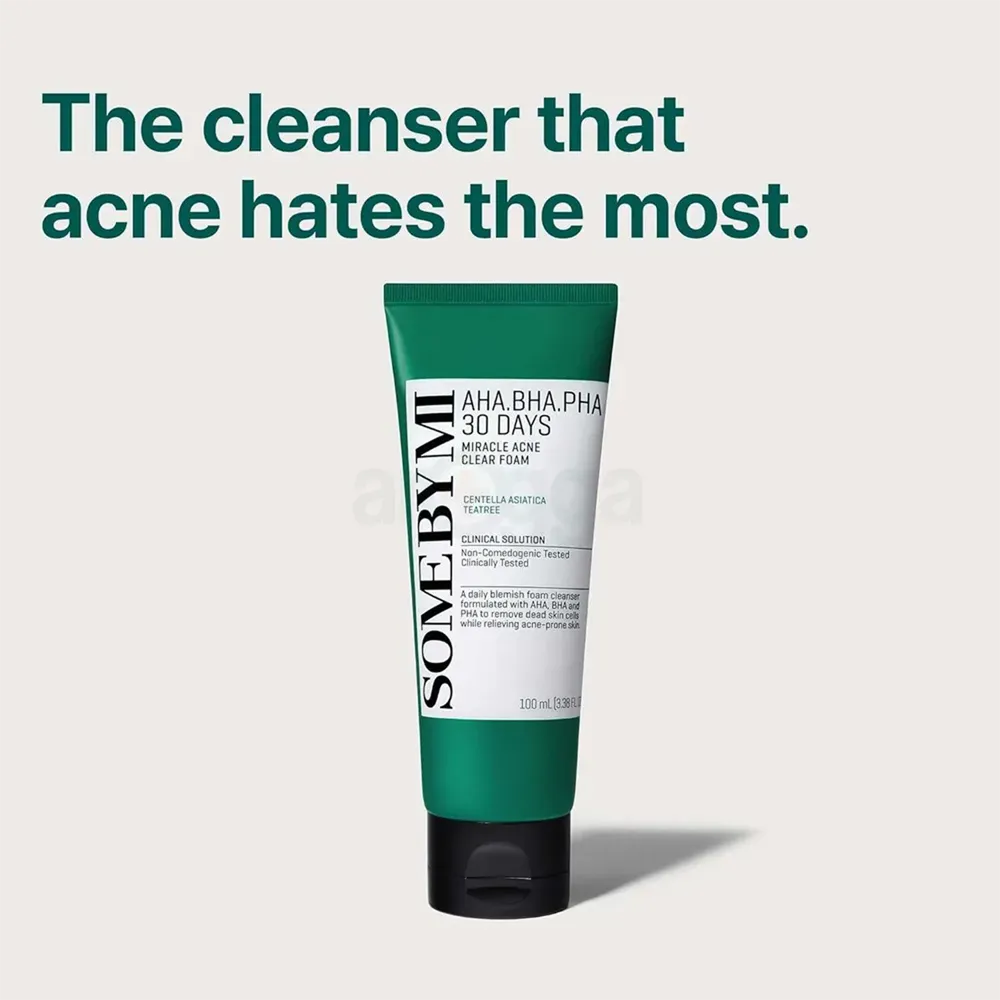 Some By MI AHA-BHA-PHA 30 Days Miracle Acne Clear Foam - 100ml thumbnail 4