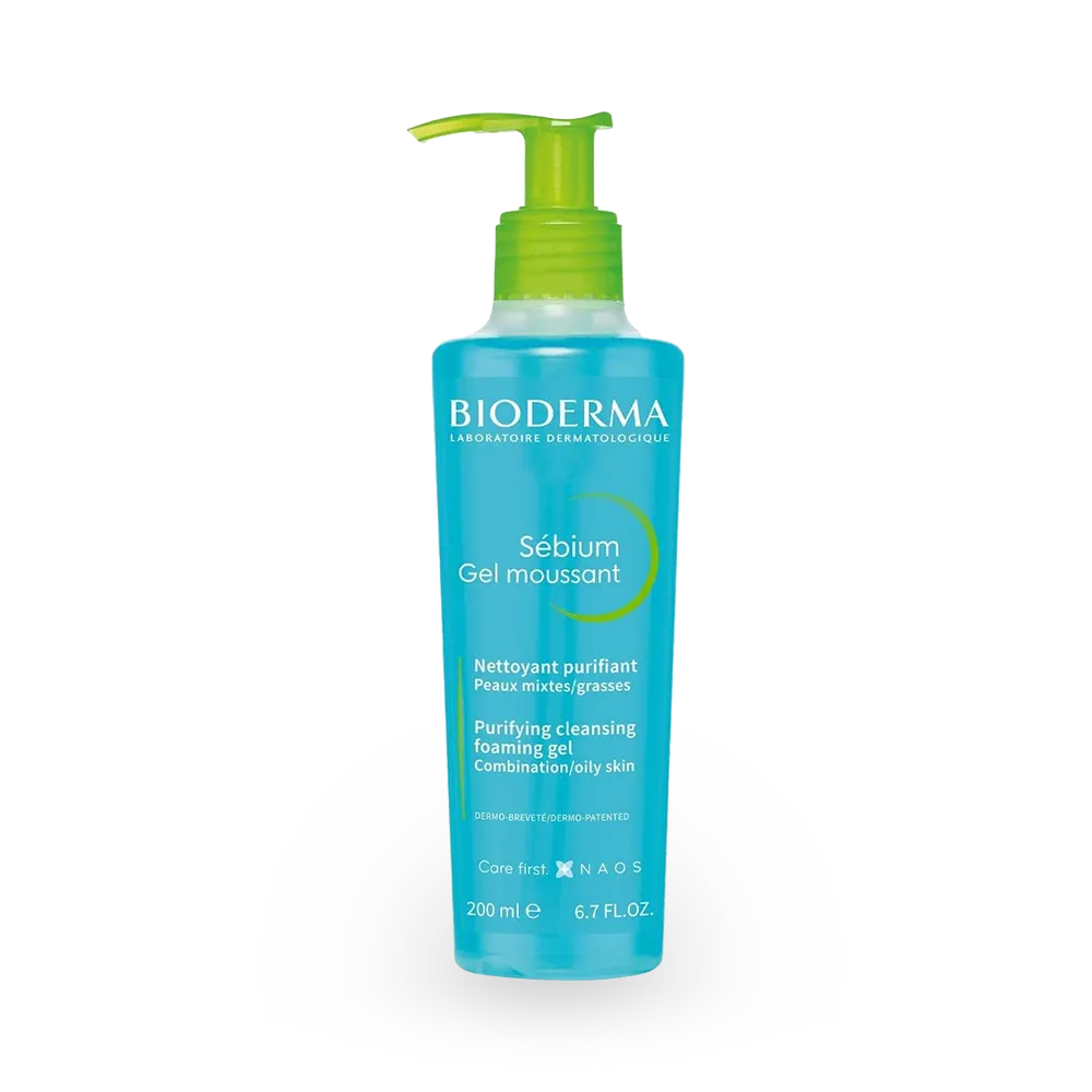 BIODERMA Sebium Purifying Cleansing Foaming Gel - 200 ml thumbnail 1