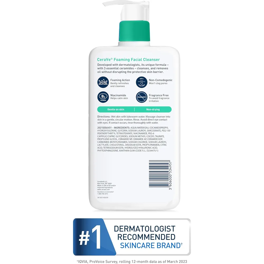 CeraVe Foaming Facial Cleanser thumbnail 8