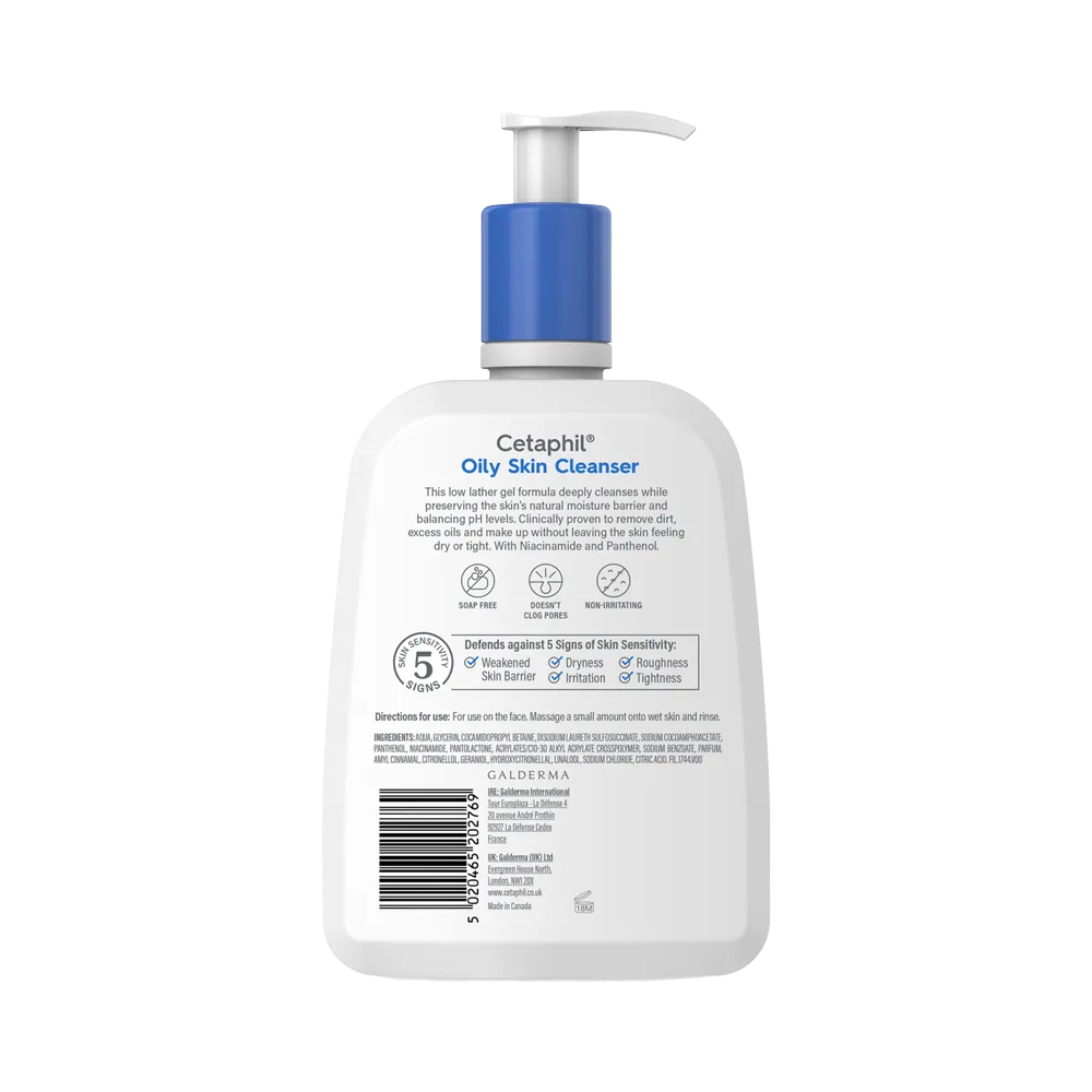 Cetaphil Oily Skin Cleanser - 236 ml thumbnail 2