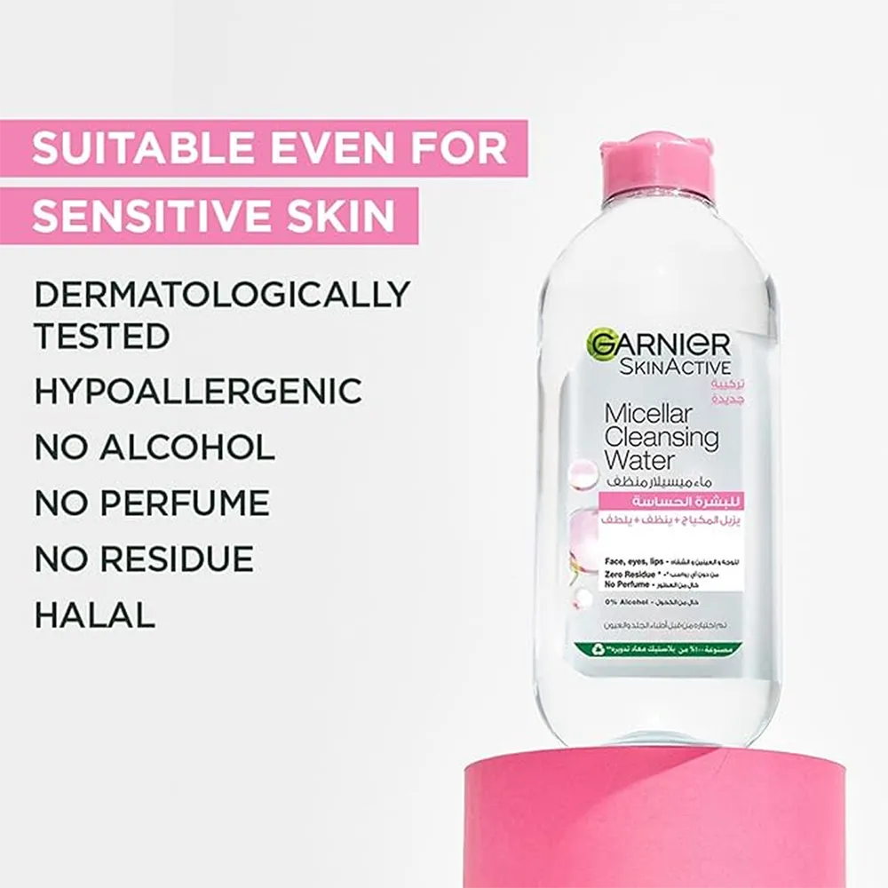 Garnier SkinActive Micellar Cleansing Water - 700 ml thumbnail 3