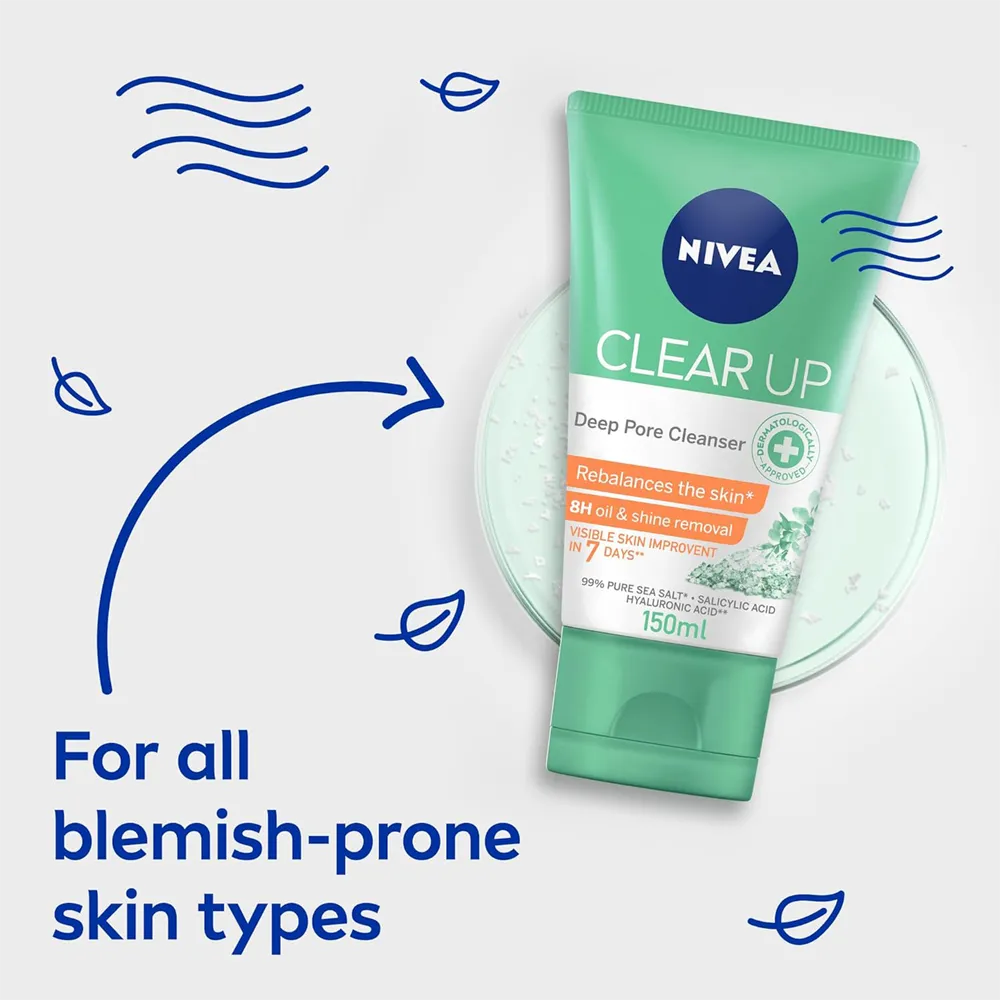 Nivea Clear Up Deep Pore Cleanser - 150 ml thumbnail 3