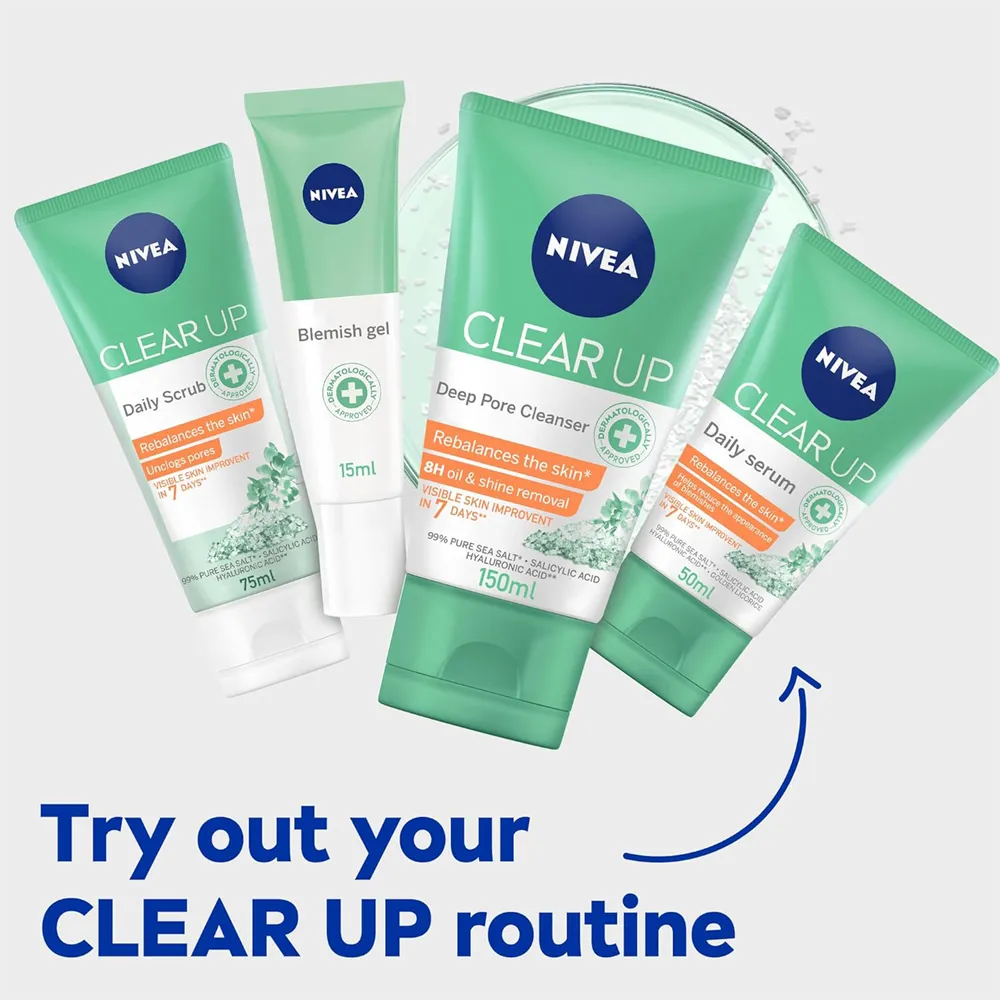 Nivea Clear Up Deep Pore Cleanser - 150 ml thumbnail 6