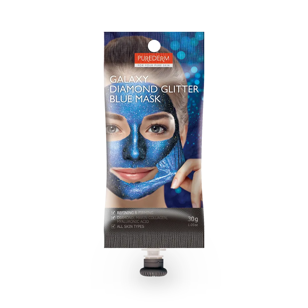 Purederm Galaxy Diamond Glitter Blue Peel-Off Mask - 30 g thumbnail 1
