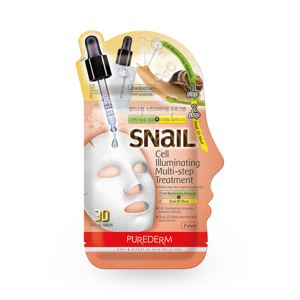 Purederm Snail Cell Illuminating Multi Step Treatment Mask - 25 g thumbnail 1