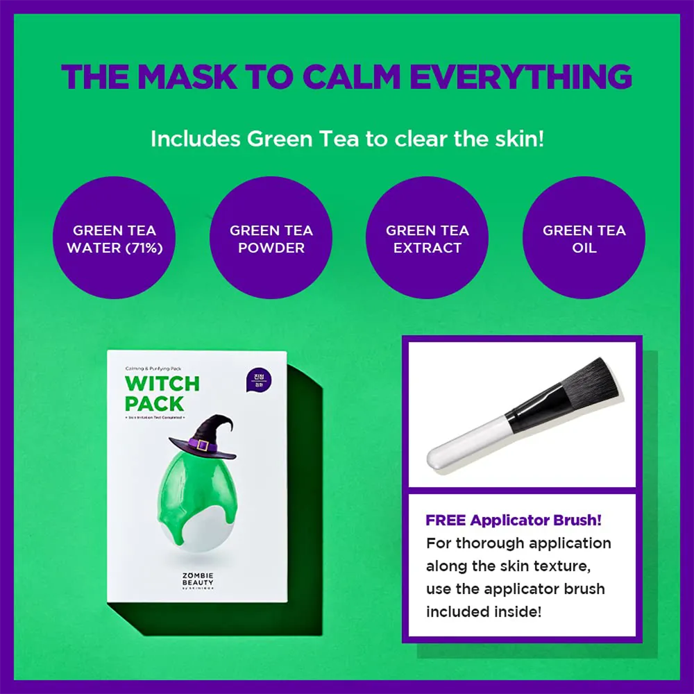 SKIN1004 Zombie Beauty Calming & Purifying Witch Pack - (4 g x 16 pcs) thumbnail 7