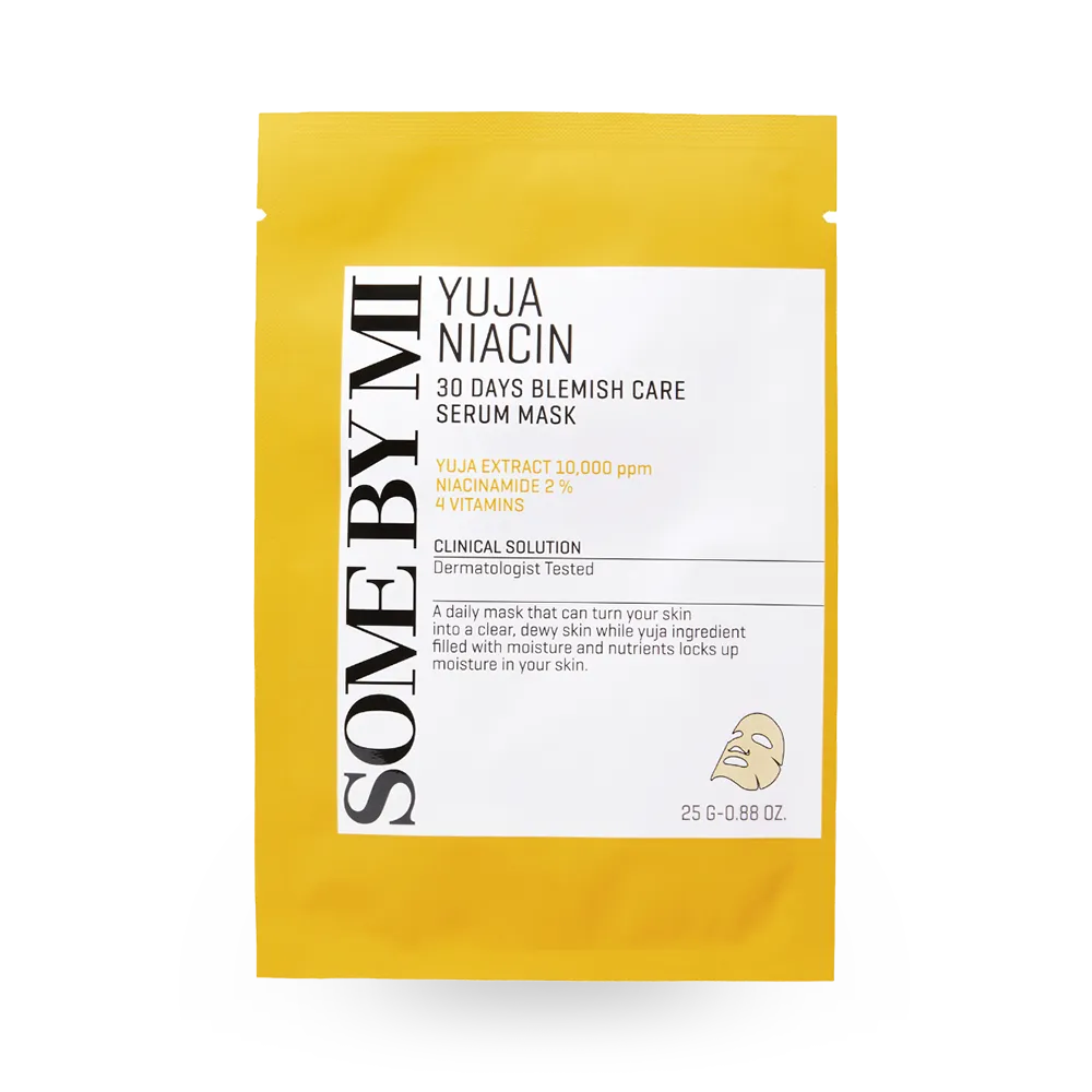 Some By Mi Yuja Niacin 30 Days Blemish Care Serum Mask - 25 g thumbnail 1