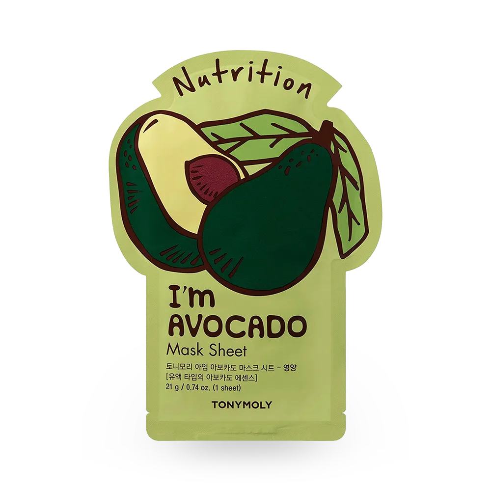 TONYMOLY I'm Avocado Mask Sheet - 21 g thumbnail 1