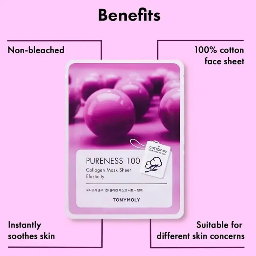 TONYMOLY Pureness 100 Collagen Mask Sheet - 21 g thumbnail 2