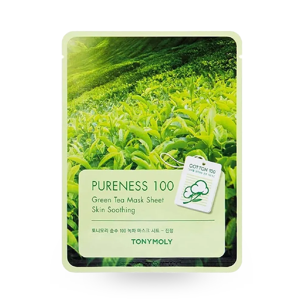TONYMOLY Pureness 100 Green Tea Mask Sheet - 21 ml thumbnail 1