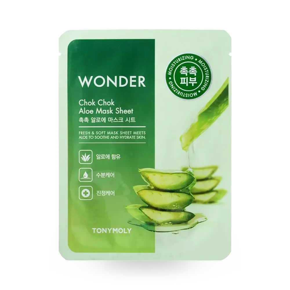 TONYMOLY Wonder Chok Chok Aloe Mask Sheet - 20 g thumbnail 1