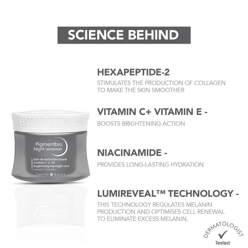 BIODERMA Pigmentbio Night Renewer - 50 ml thumbnail 2