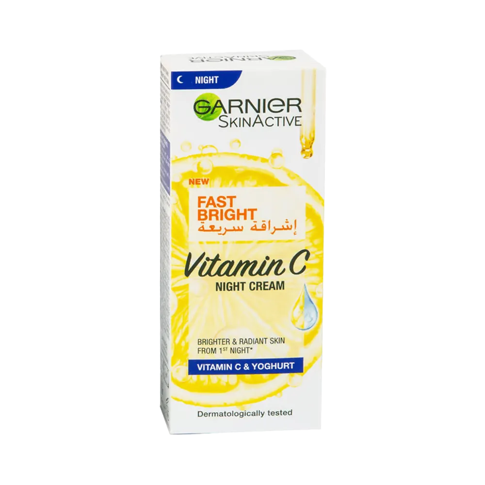 Garnier Skin Active Fast Bright Night Cream - 50 ml thumbnail 2