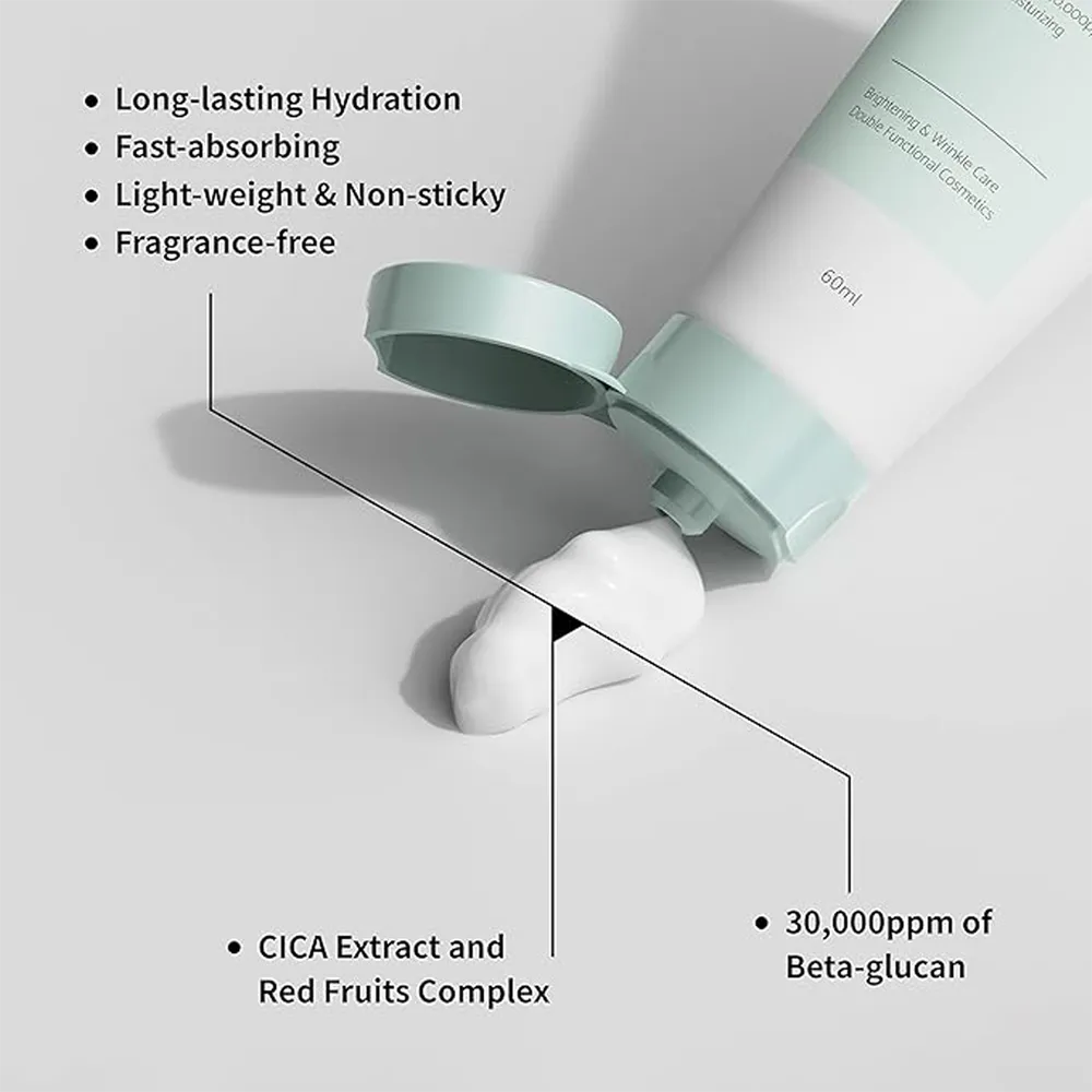 iUNIK Beta Glucan Daily Moisture Cream - 60 ml thumbnail 4