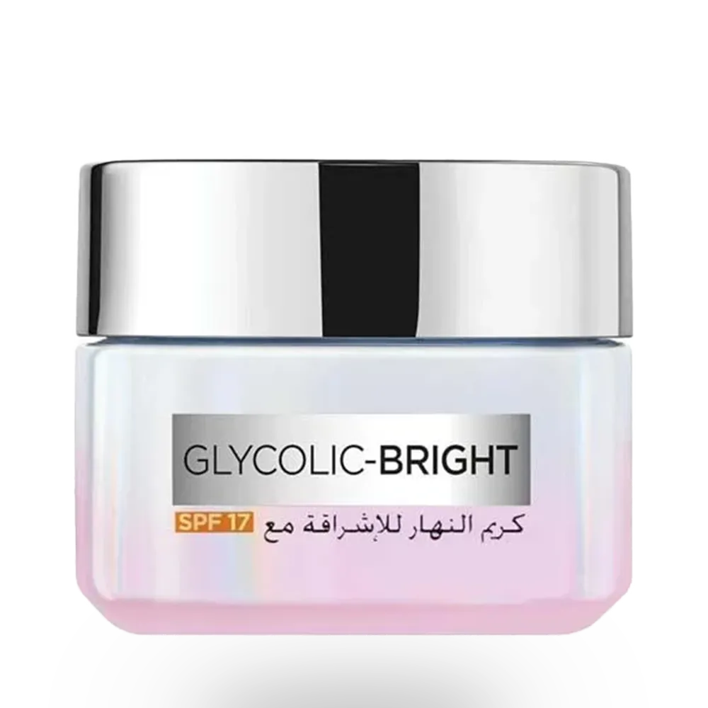 L'Oreal Paris Glycolic Bright Glowing Day Cream with SPF17 - 50 ml thumbnail 1