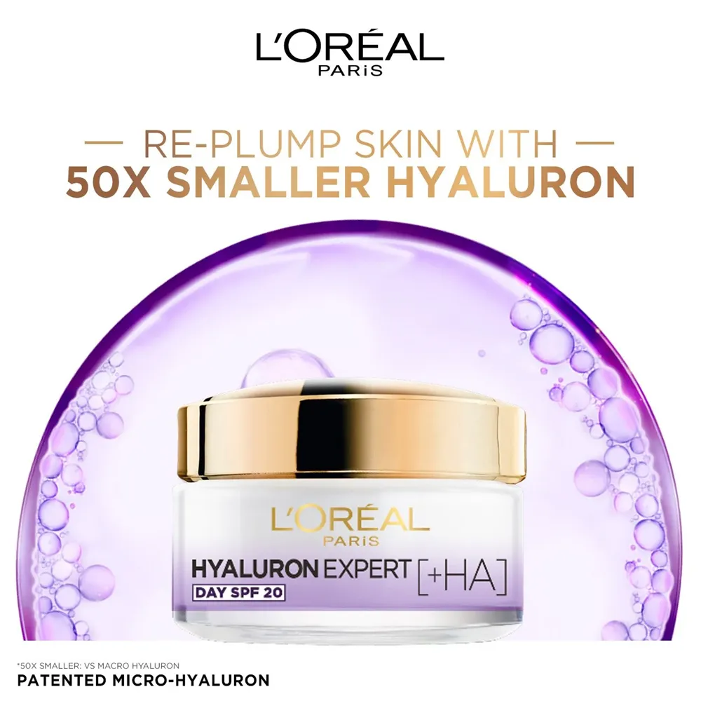 L'Oreal Paris Hyaluron Expert Day Cream SPF 20 - 50 ml thumbnail 3
