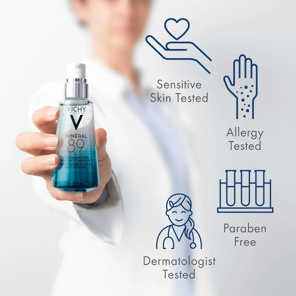 Vichy Mineral 89 Fortifying and Plumping Daily Booster Moisturiser - 50 ml thumbnail 5