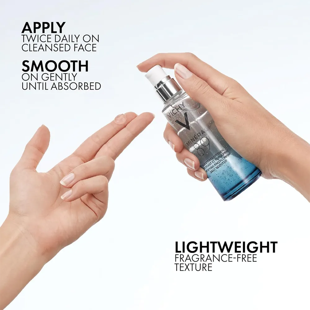 Vichy Mineral 89 Fortifying and Plumping Daily Booster Moisturiser - 50 ml thumbnail 6