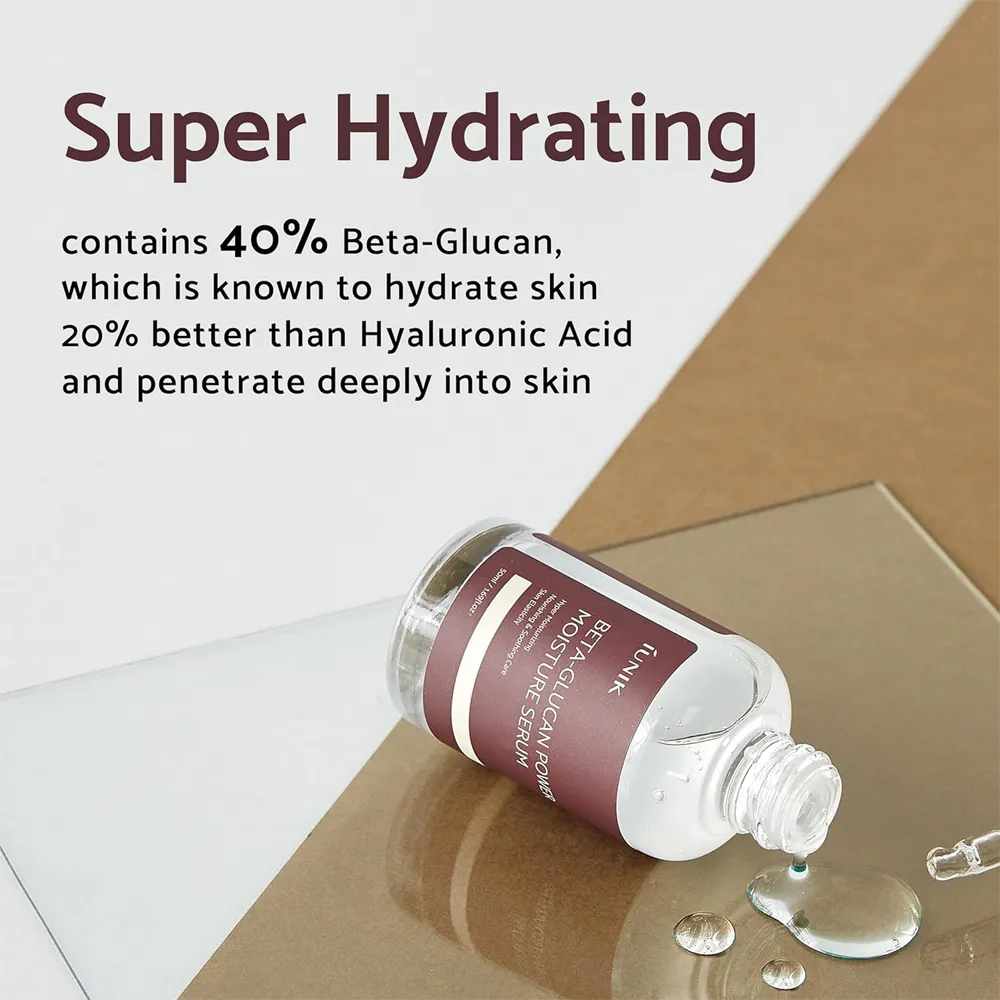 iUNIK Beta Glucan Power Moisture Serum - 50 ml thumbnail 4