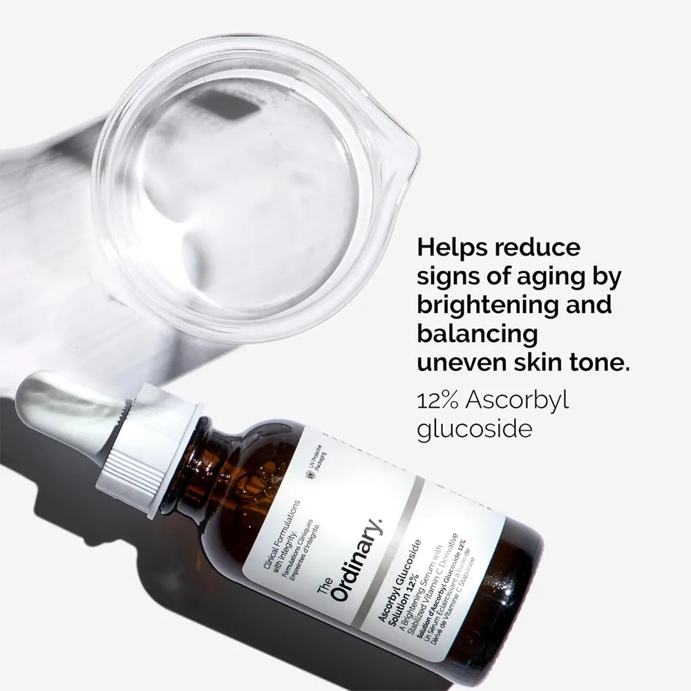 The Ordinary Ascorbyl Glucoside Solution 12% Serum - 30 ml thumbnail 3
