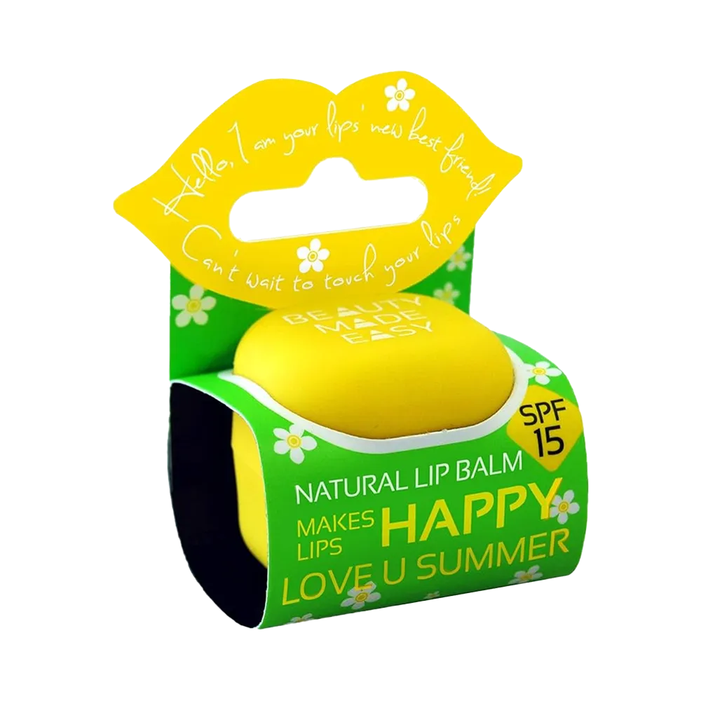 Beauty Made Easy Natural SPF 15 Lip Balm - Love U Summer (7 g) thumbnail 3