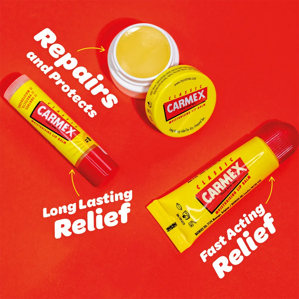 Carmex Classic Moisturising Pot Lip Balm - 7.5 g thumbnail 5