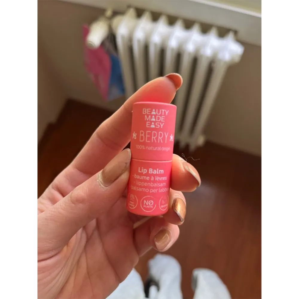 Beauty Made Easy Paper Tube Lip Balm - Berry (5.5 g) thumbnail 4